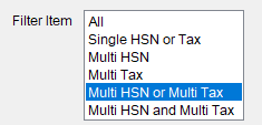 Comparison Filters